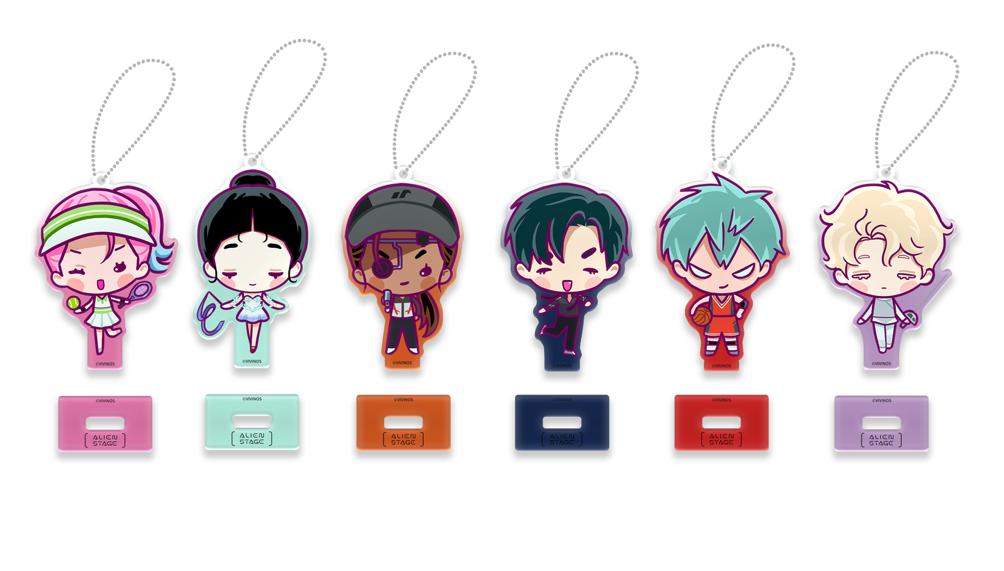 Sport Acrylic Stand Keychain(Box)